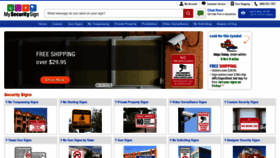 What Mysecuritysign.com website looked like in 2022 (3 years ago)