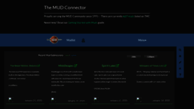 What Mudconnect.com website looked like in 2022 (2 years ago)
