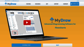 What Mydraw.com website looked like in 2022 (2 years ago)
