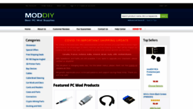 What Moddiy.com website looked like in 2022 (2 years ago)