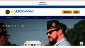 What Mylegion.org website looked like in 2022 (2 years ago)
