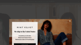 What Mintvelvet.co.uk website looked like in 2022 (2 years ago)