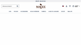 What Magee1866.com website looked like in 2022 (2 years ago)