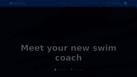 What Myswimpro.com website looked like in 2022 (2 years ago)