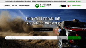 What Motorsportjobs.com website looked like in 2022 (2 years ago)