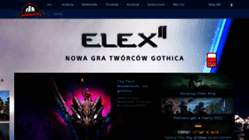 What Miastogier.pl website looked like in 2022 (2 years ago)