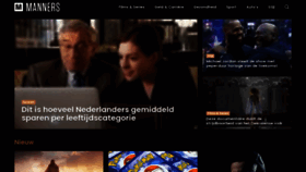 What Manners.nl website looked like in 2022 (2 years ago)