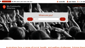 What Mycommunitydirectory.com.au website looked like in 2022 (2 years ago)