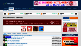 What Mmo4me.com website looked like in 2022 (2 years ago)