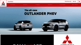 What Mitsubishi-motors.com website looked like in 2022 (2 years ago)