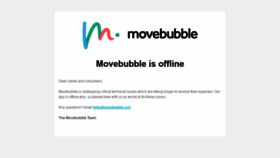 What Movebubble.com website looked like in 2022 (2 years ago)