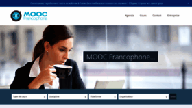 What Mooc-francophone.com website looked like in 2022 (2 years ago)