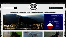 What Miak9.com website looked like in 2022 (2 years ago)