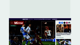 What Mirrorfootball.co.uk website looked like in 2022 (2 years ago)
