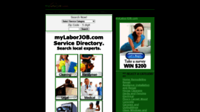 What Mylaborjob.com website looked like in 2022 (2 years ago)