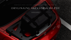 What Mazda.pl website looked like in 2022 (3 years ago)
