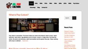 What Mrpopculture.com website looked like in 2022 (2 years ago)