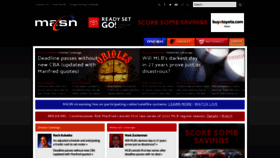 What Masnsports.com website looked like in 2022 (2 years ago)