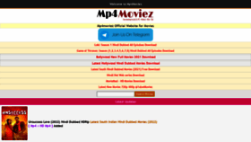 What Mp4moviez.us website looked like in 2022 (2 years ago)
