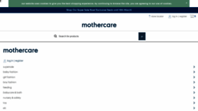 What Mothercare.com.sg website looked like in 2022 (2 years ago)