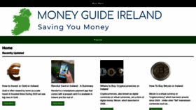 What Moneyguideireland.com website looked like in 2022 (2 years ago)