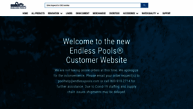 What Myendlesspool.com website looked like in 2022 (2 years ago)