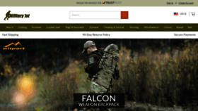What Military1st.com website looked like in 2022 (2 years ago)