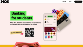 What Mos.com website looked like in 2022 (3 years ago)