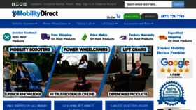 What Mobilityscootersdirect.com website looked like in 2022 (2 years ago)