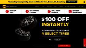 What Midas.com website looked like in 2022 (3 years ago)