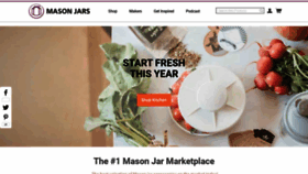 What Masonjars.com website looked like in 2022 (2 years ago)