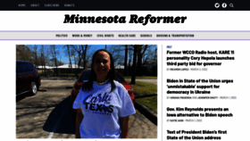 What Minnesotareformer.com website looked like in 2022 (3 years ago)
