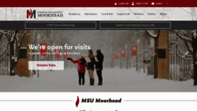 What Mnstate.edu website looked like in 2022 (4 years ago)