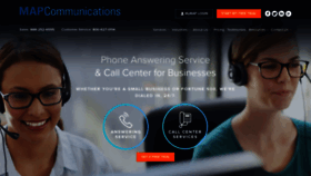 What Mapcommunications.com website looked like in 2022 (2 years ago)