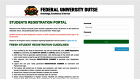 What Myportal.fud.edu.ng website looked like in 2022 (2 years ago)