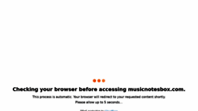 What Musicnotesbox.com website looked like in 2022 (2 years ago)