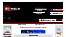 What Musicweb-international.com website looked like in 2022 (2 years ago)
