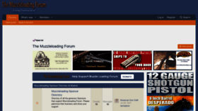 What Muzzleloadingforum.com website looked like in 2022 (2 years ago)