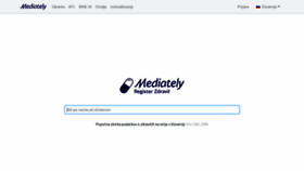 What Mediately.co website looked like in 2022 (2 years ago)
