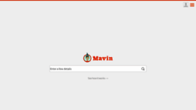 What Mavin.io website looked like in 2022 (2 years ago)