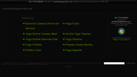 What Mandalayogacenter.com website looked like in 2022 (2 years ago)
