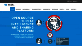 What Misp-project.org website looked like in 2022 (2 years ago)