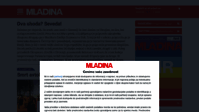 What Mladina.si website looked like in 2022 (2 years ago)