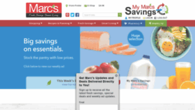 What Marcs.com website looked like in 2022 (2 years ago)
