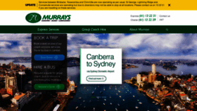 What Murrays.com.au website looked like in 2022 (2 years ago)
