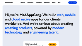 What Madappgang.com website looked like in 2022 (2 years ago)