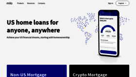 What Milocredit.com website looked like in 2022 (2 years ago)