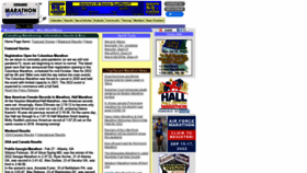 What Marathonguide.com website looked like in 2022 (2 years ago)