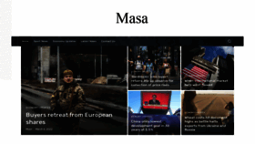What Masa.news website looked like in 2022 (2 years ago)