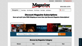 What Magazineline.com website looked like in 2022 (2 years ago)